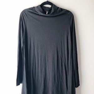 Free People Black Turtleneck Tunic